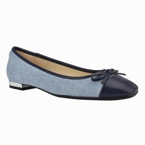 Nine West Olly 9x9 Ballet Flats - Light Blue - Ireland (EV1820657)